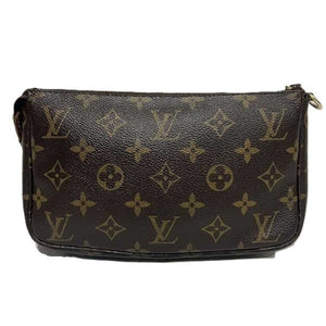 Louis Vuitton Pochette Accessoire  Canvas Clutch Bag