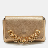 Chloe  Leather Drew Bijou Clutch