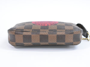 Louis Vuitton Mini Pochette Accessoires  Calfskin Clutch Bag
