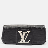 Louis Vuitton Black Electric Epi Leather Sobe Clutch..