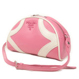 Prada Leather Shoulder Bag BEGONIA BIAN Pink White 1BH140