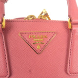 Prada Leather 2Way Hand Bag Shoulder Bag Pink BL0838