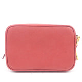 Prada Leather Shoulder Bag Purse FUOCO Red 1NF674