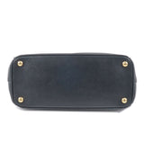 Prada Leather 2Way Hand Bag Shoulder Bag NERO Black BN1801