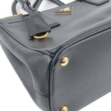 Prada Leather 2Way Hand Bag Shoulder Bag NERO Black BN1801