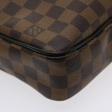 LOUIS VUITTON Damier Porte Documents Voyage PM Business Bag N41466 LV Auth 35608