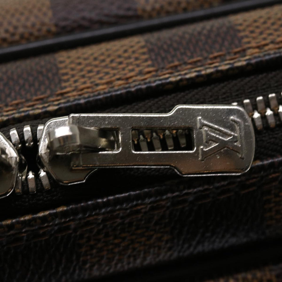 LOUIS VUITTON Damier Porte Documents Voyage PM Business Bag N41466 LV Auth 35608