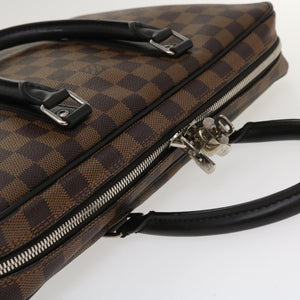 LOUIS VUITTON Damier Porte Documents Voyage PM Business Bag N41466 LV Auth 35608