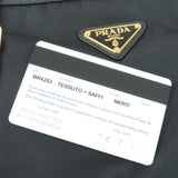 Prada Logo Nylon Leather 2Way Bag Tote Bag NERO Black BR4253