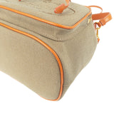 Prada Logo Jacquard Leather 2Way Bag Shoulder Bag Beige 1BH038