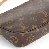 Louis Vuitton Pochette Accessoire  Canvas Clutch Bag