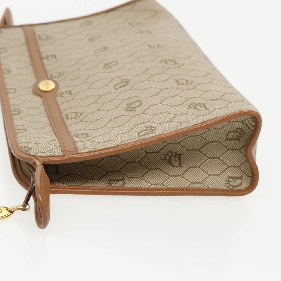 Dior Honeycomb  Canvas Clutch Bag