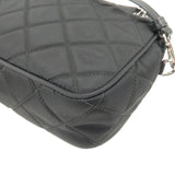 Prada Logo Nylon Leather 2Way Bag Hand Bag NERO Black 1BH910