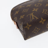 Louis Vuitton Cosmetic Pouch  Canvas Clutch Bag
