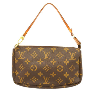 Louis Vuitton Pochette Accessoire  Canvas Clutch Bag