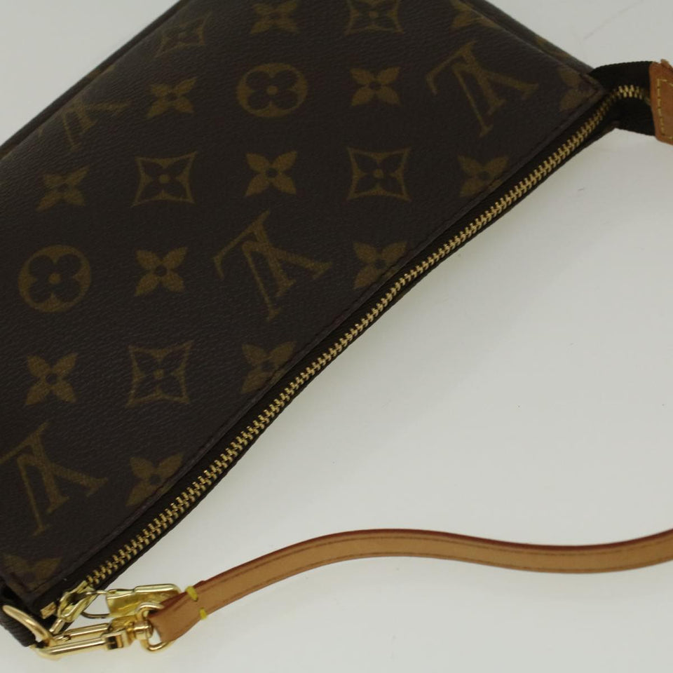 Louis Vuitton Pochette Accessoire  Canvas Clutch Bag
