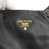 Prada Calf Leather Shoulder Bag Hand Bag NERO Black BR4070