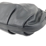 Prada Calf Leather Shoulder Bag Hand Bag NERO Black BR4070