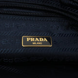 Prada 2Way Nylon Leather Quilting Shoulder Bag Navy 1BA090