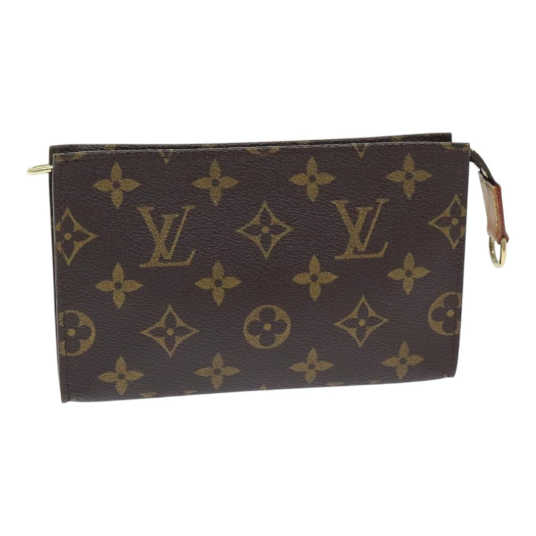 Louis Vuitton Pochette Accessoire  Canvas Clutch Bag