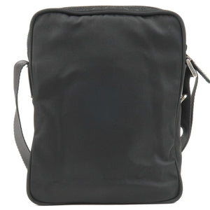 Prada Leather Hand Bag Pouch Purse Crossbody Bag Black 1N1439