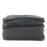 Prada Leather Hand Bag Pouch Purse Crossbody Bag Black 1N1439