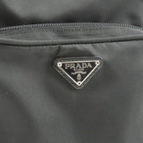 Prada Leather Hand Bag Pouch Purse Crossbody Bag Black 1N1439