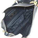 Prada Leather Shoulder Bag Hand Bag NERO Black BR4894