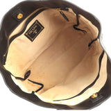 Prada Logo Leather Tote Bag NERO Black Gold Hardware BR4360