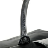 Prada Logo Nylon Leather 2Way Bag Shoulder Bag Black NERO BN2541