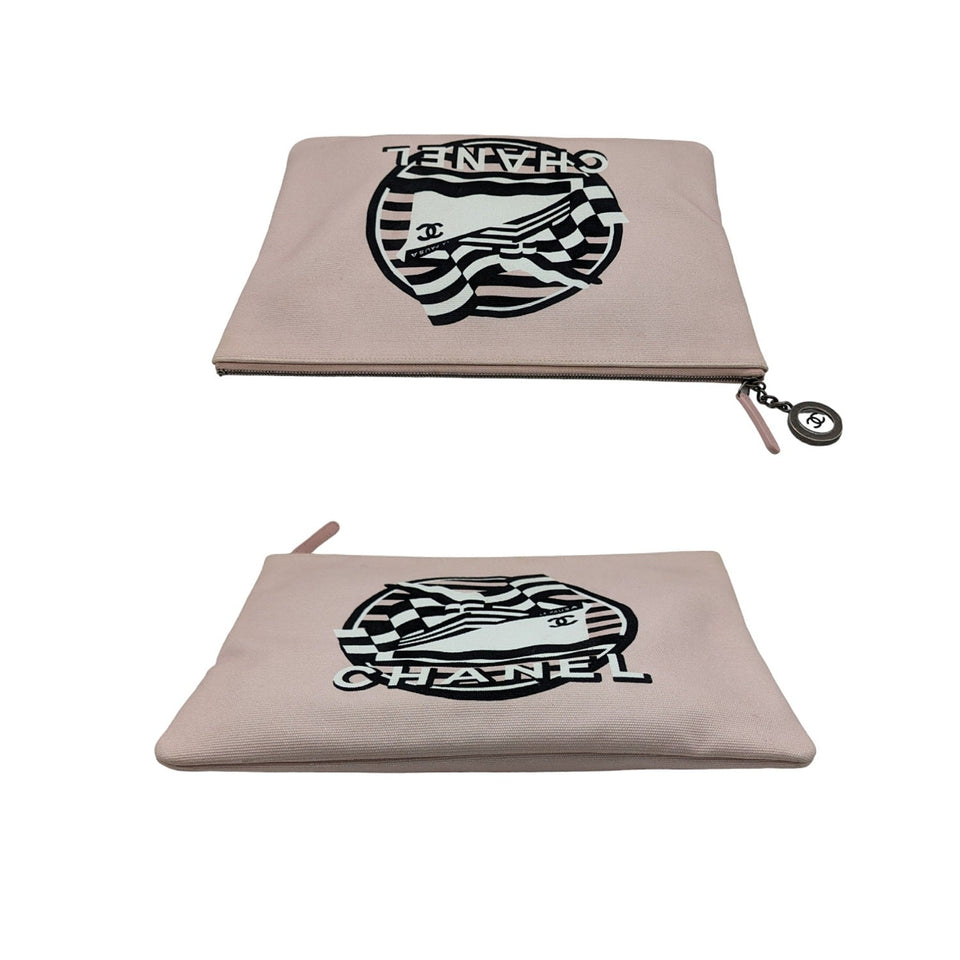 Chanel bag La Pausa Bay Pouch O-Case Light Pink