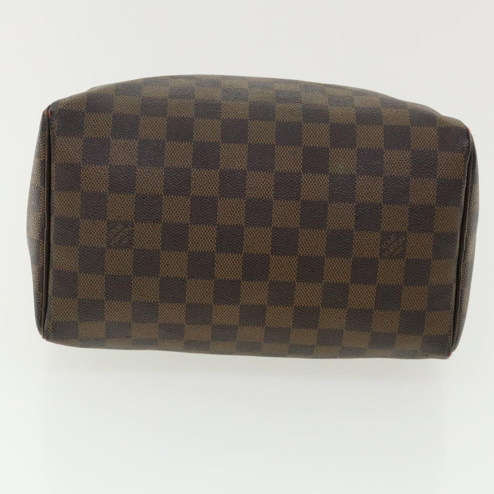 LOUIS VUITTON Damier Ebene Speedy 25 Hand Bag N41532 LV Auth 36510