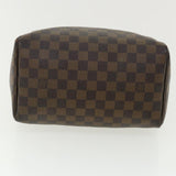 LOUIS VUITTON Damier Ebene Speedy 25 Hand Bag N41532 LV Auth 36510