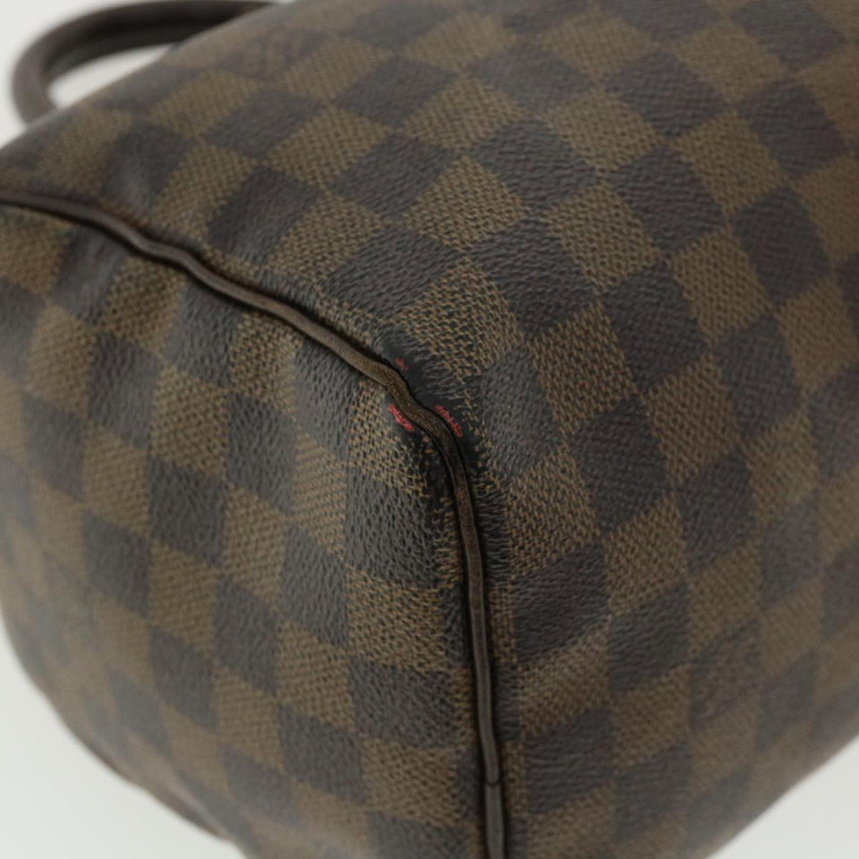 LOUIS VUITTON Damier Ebene Speedy 25 Hand Bag N41532 LV Auth 36510