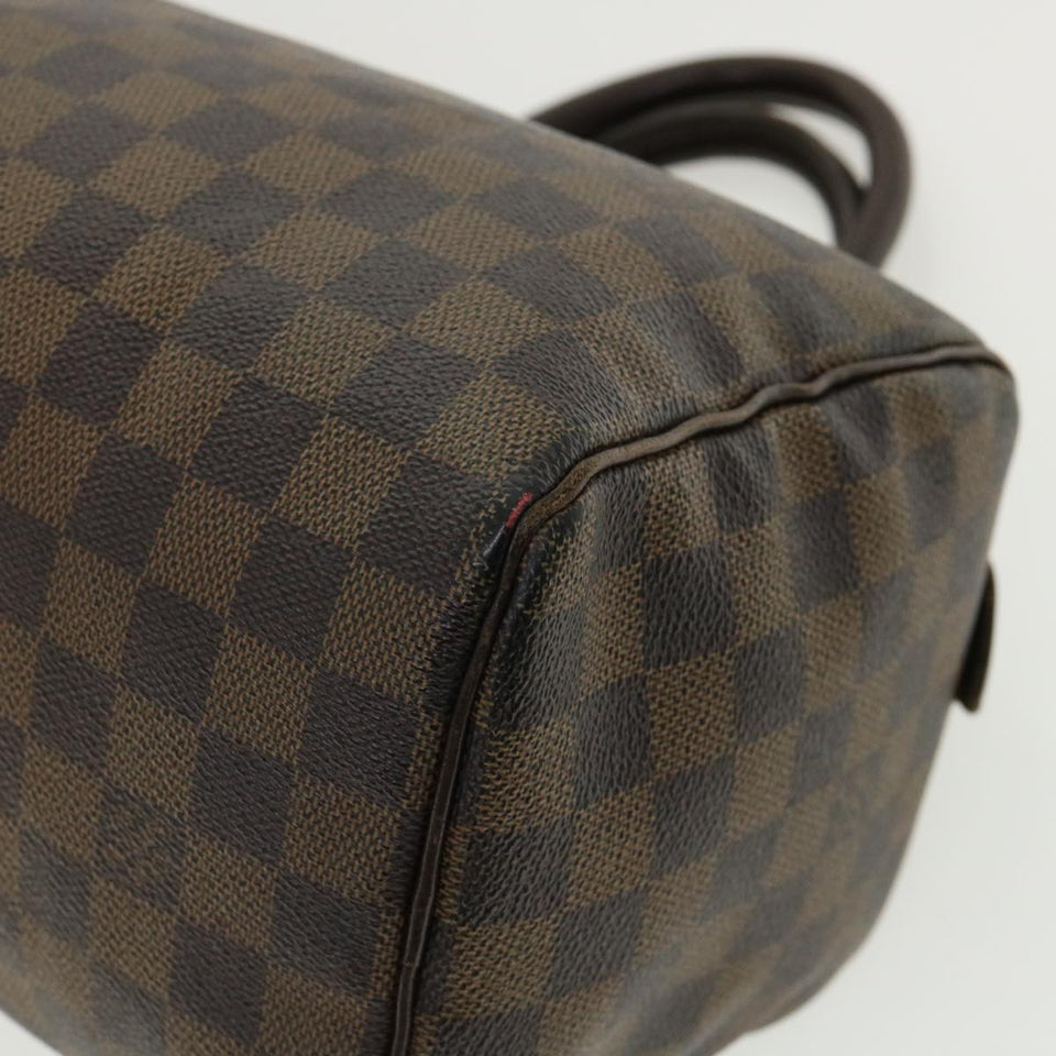 LOUIS VUITTON Damier Ebene Speedy 25 Hand Bag N41532 LV Auth 36510