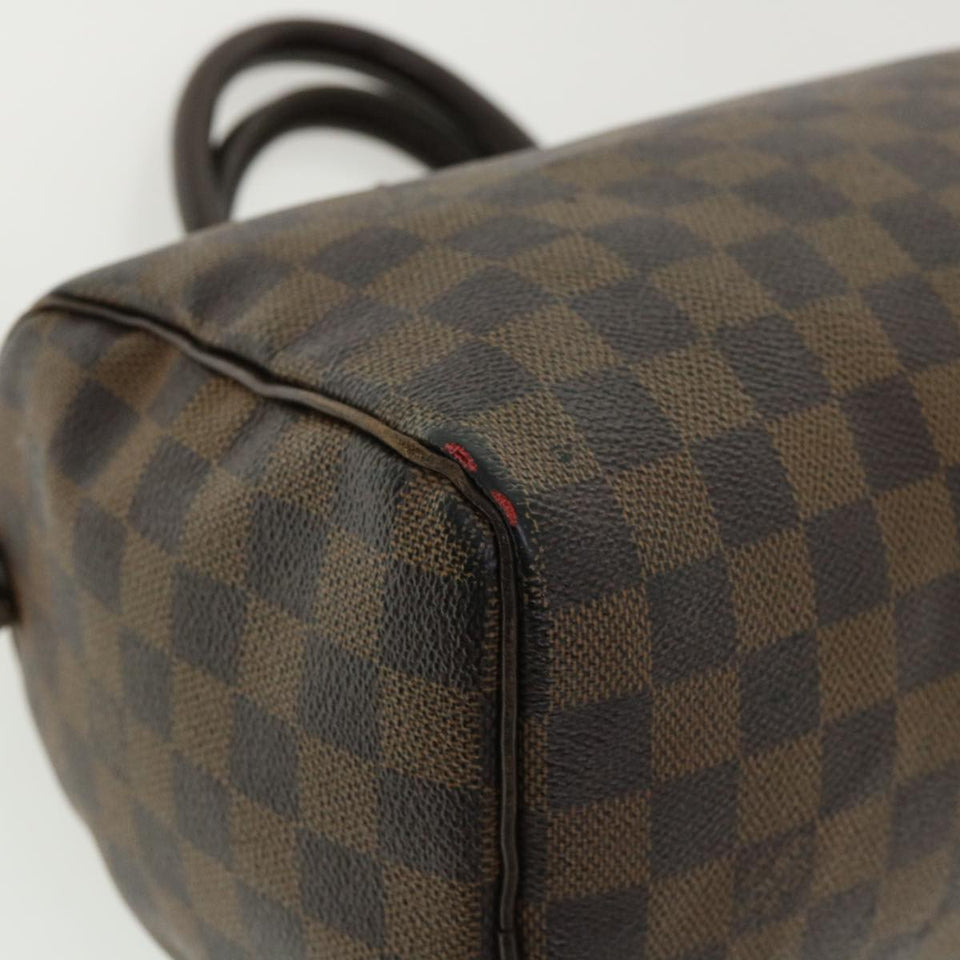 LOUIS VUITTON Damier Ebene Speedy 25 Hand Bag N41532 LV Auth 36510