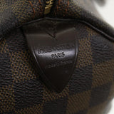 LOUIS VUITTON Damier Ebene Speedy 25 Hand Bag N41532 LV Auth 36510