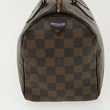 LOUIS VUITTON Damier Ebene Speedy 25 Hand Bag N41532 LV Auth 36510