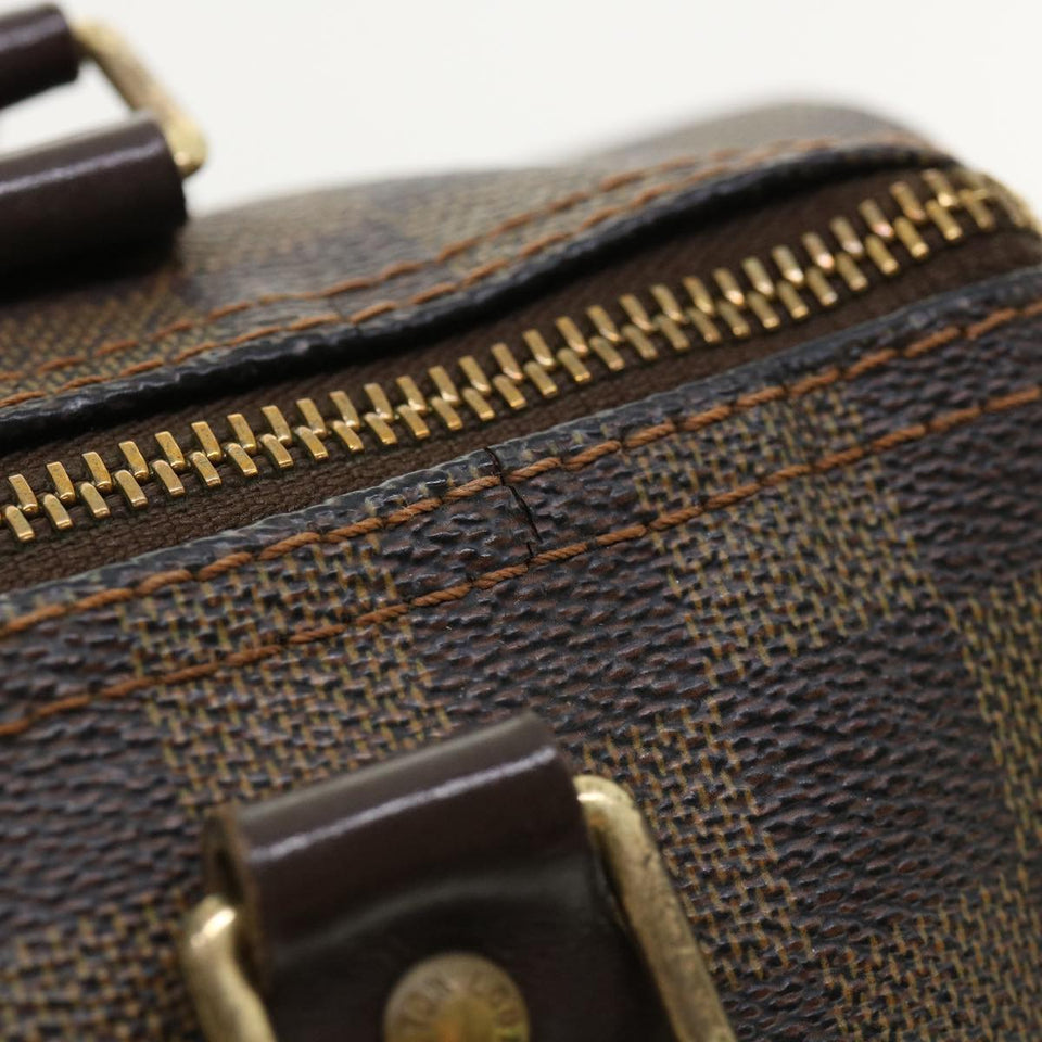 LOUIS VUITTON Damier Ebene Speedy 25 Hand Bag N41532 LV Auth 36510