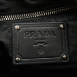 Prada Soft Calf Leather Shoulder Bag Black BR3795