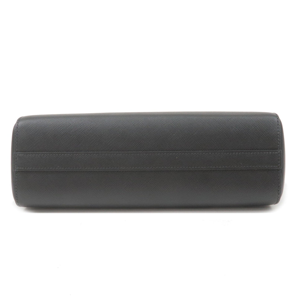 Prada Leather 2Way Shoulder Bag Hand Bag NERO Black 1BA113