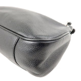 Prada Vitello Phenix Leather Shoulder Bag NERO Black B4894M