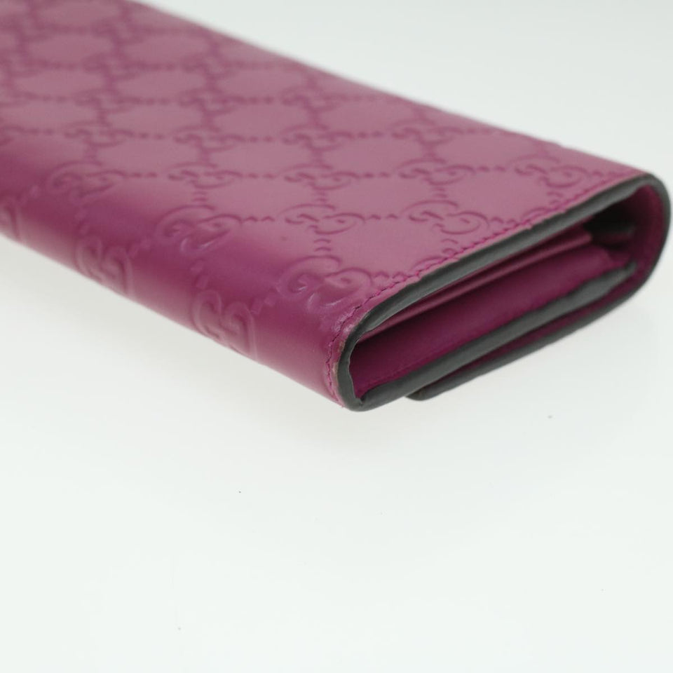 GUCCI ssima Long Wallet Pink 388679  36795
