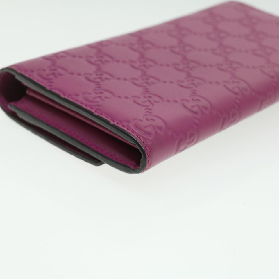 GUCCI ssima Long Wallet Pink 388679  36795