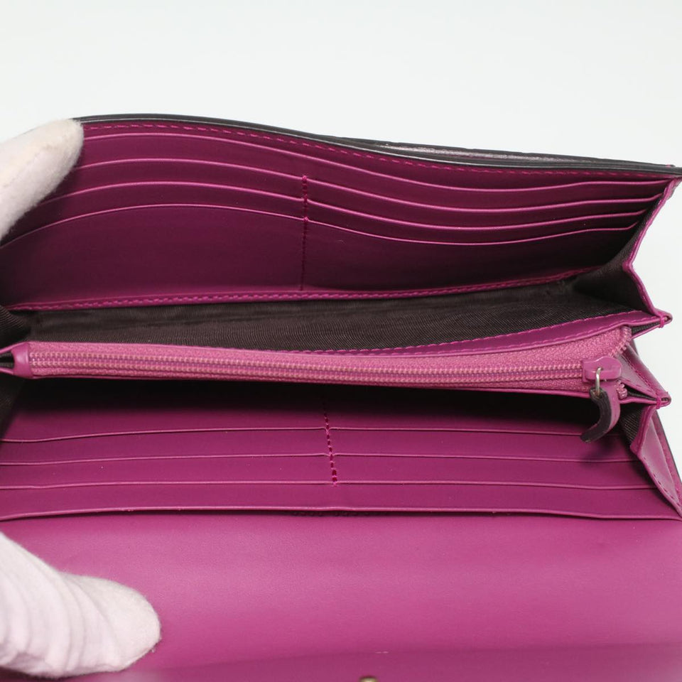 GUCCI ssima Long Wallet Pink 388679  36795