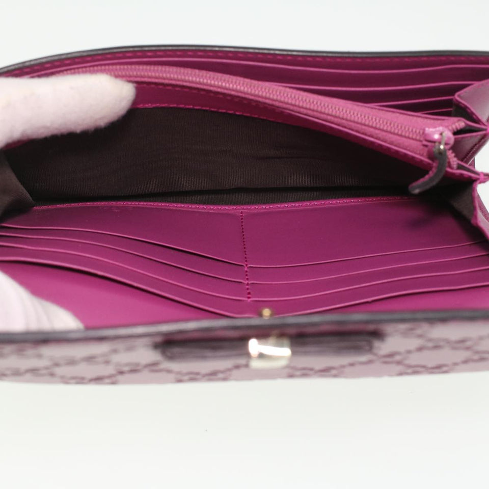 GUCCI ssima Long Wallet Pink 388679  36795
