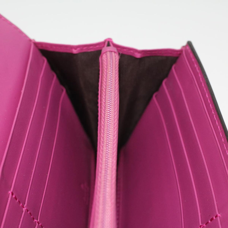 GUCCI ssima Long Wallet Pink 388679  36795
