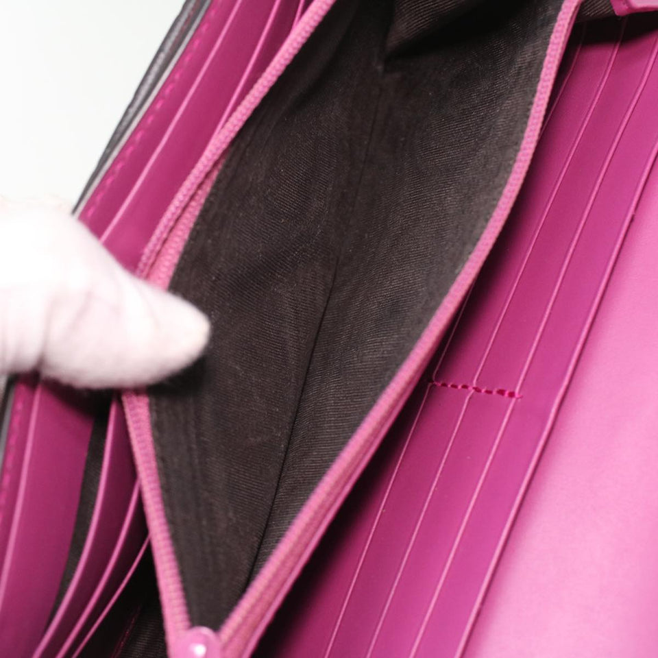 GUCCI ssima Long Wallet Pink 388679  36795