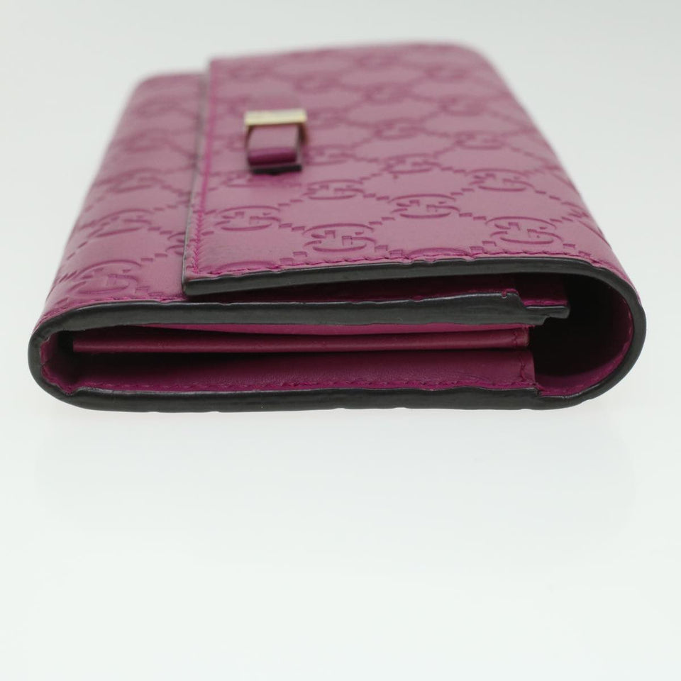 GUCCI ssima Long Wallet Pink 388679  36795