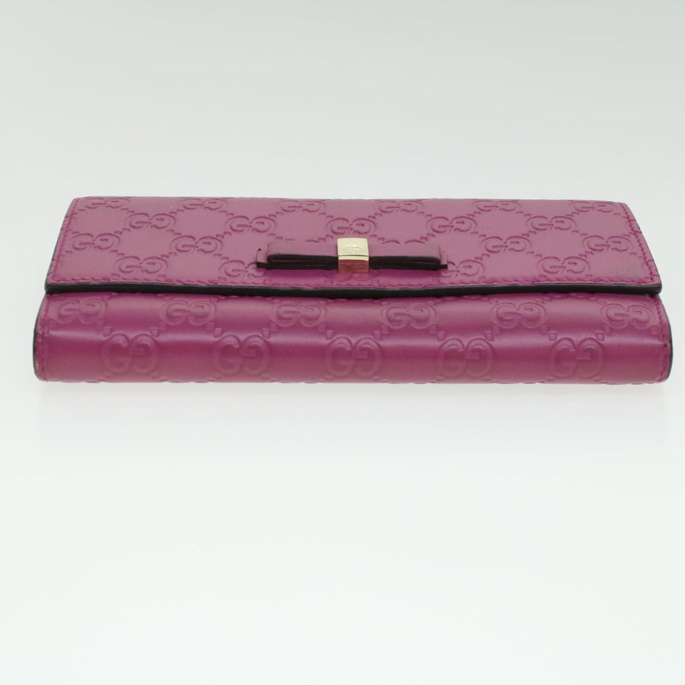 GUCCI ssima Long Wallet Pink 388679  36795